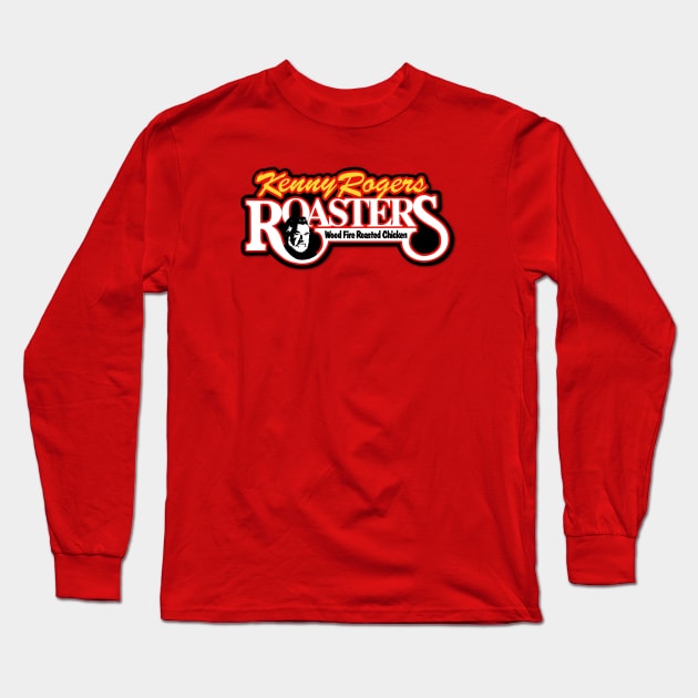 Kenny Roger's Roasters Long Sleeve T-Shirt by BigOrangeShirtShop